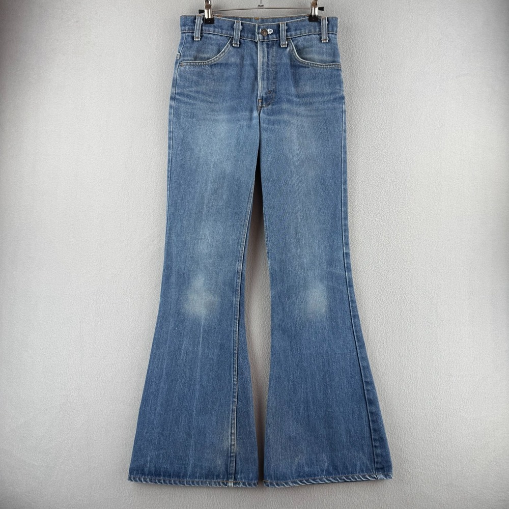 Vintage Levis Jeans Mens 29x33 Big Bells 684 Bellbottom Flare 70s Made in USA